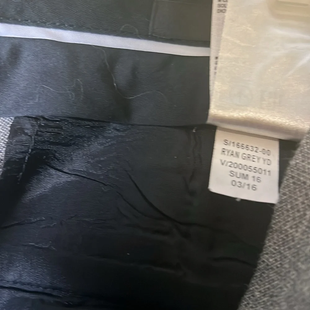 Banana Republic Gray Dress Pants Classic Straight-Leg size 12. - Picture 6 of 7
